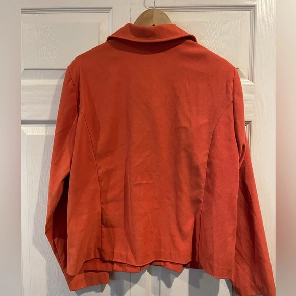 Briggs New York Y2K Fun Orange Button Blazer Jacket - Picture 5 of 6